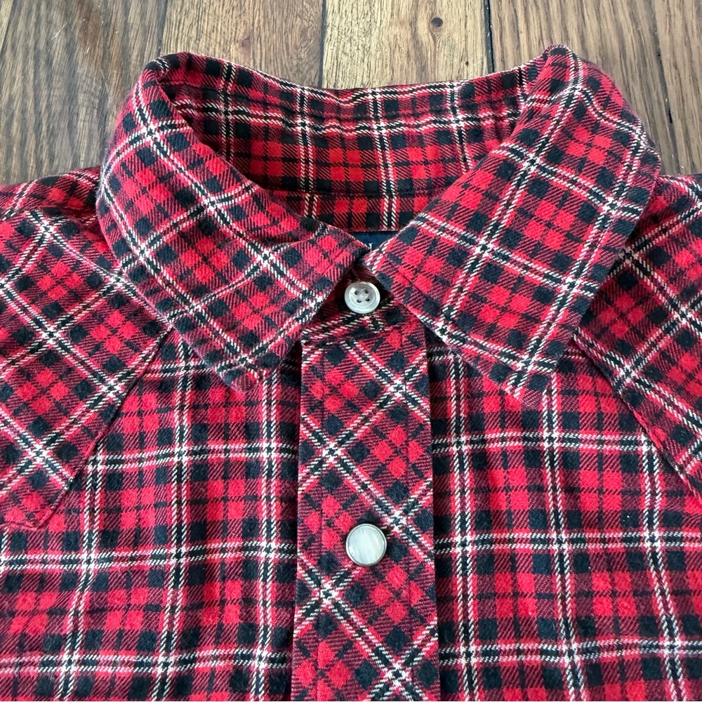 Vintage Ralph Lauren Women’s Slim Fit 100% Cotton Pearl Snap Size 6 - Picture 6 of 16